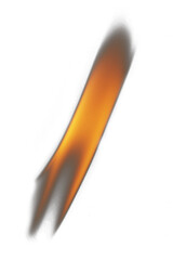 Tiny fire flame isolated
