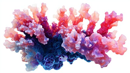 Fototapeta premium Abstract Colorful Coral Reef Formation Image