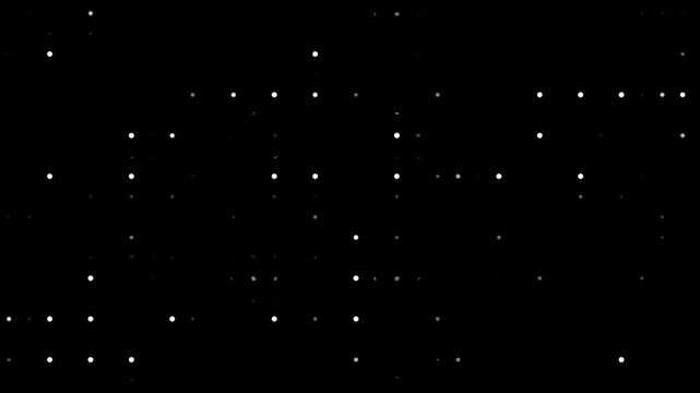 seamless digital hi tech dots flickering motion graphics, halftone texture abstract background, loop animation