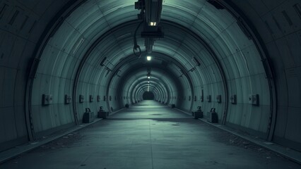 Abandoned subway tunnel entrance in urban decay , cityscape, street art, dark alleys, urban decay, graffiti