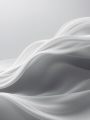 Obraz premium Elegant abstract smooth swoosh speed gray wave, wave motion, calm