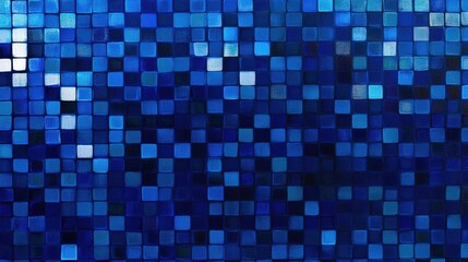 Abstract Flat Gradient Blue Background with Geometric Texture of Light and Dark Blue Squares, Creating a Modern and Stylish Design, Perfect for Contemporary and Digital Artworks