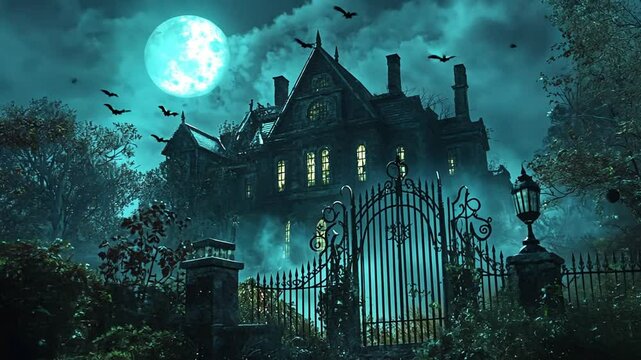 Spooky Haunted House Footage 4K