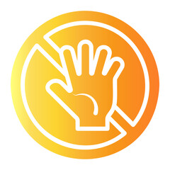 Fototapeta premium dont Gradient icon