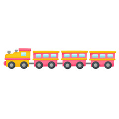 Handdrawn Train Illustration 