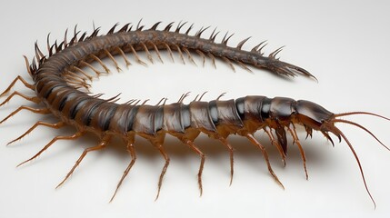 Fototapeta premium Giant Centipede Detailed Close Up View