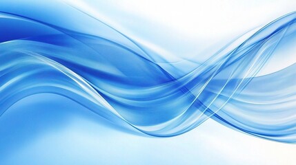 Blue Abstract Dynamic Lines with 3D Shadow Effects Background