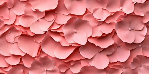 Obraz premium Layered pink petals in a delicate floral pattern, creating a luxurious texture.