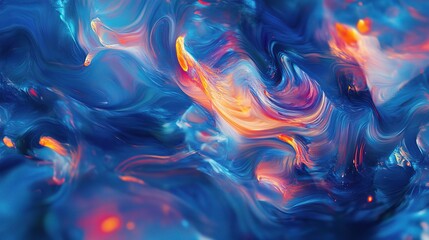 Fototapeta premium Vibrant Blue Abstract Background with Dynamic Elements and Texture