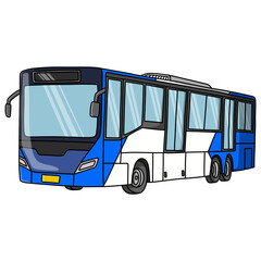 Shuttle bus for public transportation © Moupz