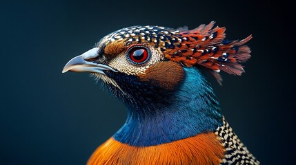 Majestic Himalayan Monal: A Vibrant Portrait