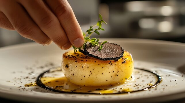 Food with truffles, Truffle Festival, master-class with truffles, croustous preparation