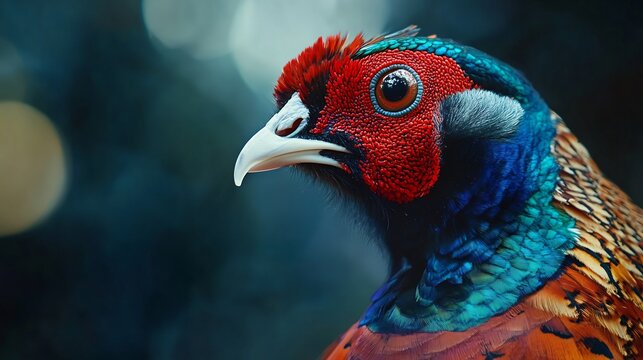 Majestic Ring-necked Pheasant Portrait: A Vivid Display of Nature's Beauty