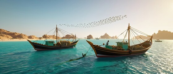 Obraz premium The Role of the Fisheries Sector in the Saudi Arabian Economy