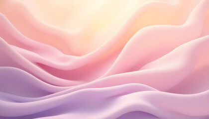 Obraz premium Delicate Gradient Flows in Soft Peach and Lilac