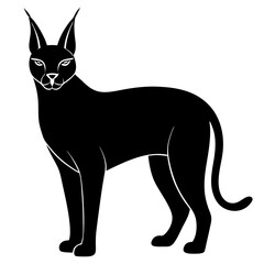 black cat silhouette