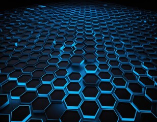 Naklejka premium abstract background with hexagons