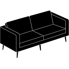 sofa isolated