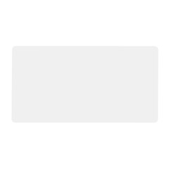 半透明の透過された長方形フレーム