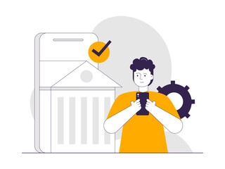 Saving Investment. Investment illustrations. Flat vector illustrations