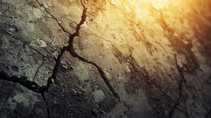 Cracked dry earth texture background.