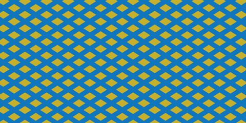 blue stripes on dark yellow background. Striped diagonal pattern Vector illustration Seamless background Christmas or winter theme Background with diagonal stripes