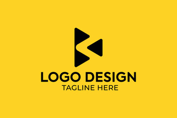 letter C media player icon abstract multimedia or digital company iconic logo, letter C media logo