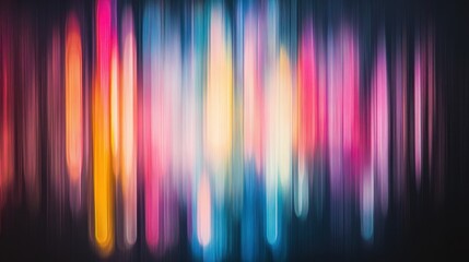 Abstract Colorful Light Streaks Background Vibrant Pink, Purple, Blue, and Orange Vertical Lines for Design