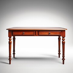 table isolated on white