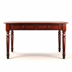 table isolated on white