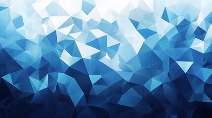 Fototapeta premium Minimal Blue Geometric Background with Clean Vector Design