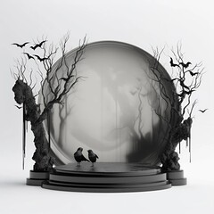 illustration of an background with bird