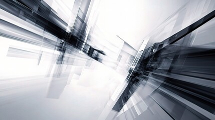 Abstract Grey and White Geometric Background with Shine Effects