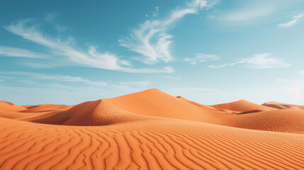 sand dunes in the desert