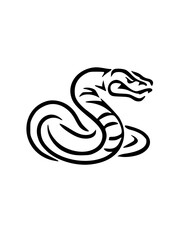 Naklejka premium 뱀