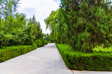 Chiyou Mausoleum scenic spot in Yanggu County, Liaocheng City, Shandong Province