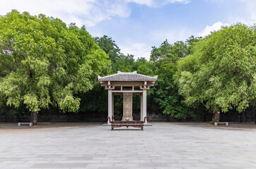 Chiyou Mausoleum scenic spot in Yanggu County, Liaocheng City, Shandong Province