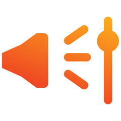 volume icon element for design