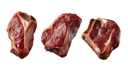 Obraz premium Premium Raw Beef Steaks - A Culinary Masterpiece