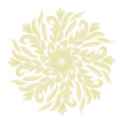 Minimalist modern mandala decoration pattern