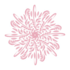 Minimalist modern mandala decoration pattern
