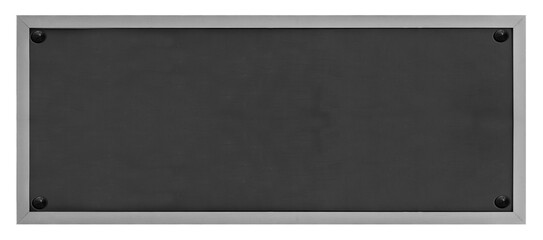 Tableau noir bordure aluminium 