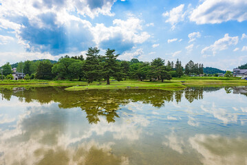無量光院跡　世界遺産「平泉―仏国土（浄土）を表す建築・庭園及び考古学的遺跡群―」　岩手県