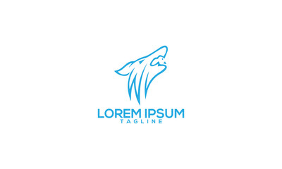 Unique fox logo Modern and minimalist vector and abstract logo