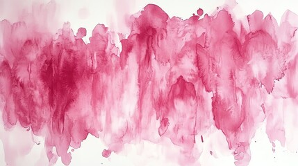 Fototapeta premium Abstract watercolor background with pink and white color.