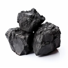 Obraz premium coal on a white background