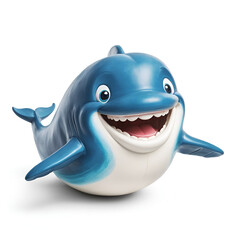 Naklejka premium blue shark