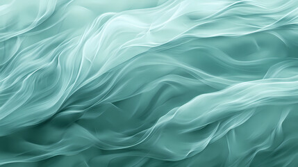 Softly rippling teal water surface with subtle abstract silken waves, peaceful, waves. Silken. Illustration