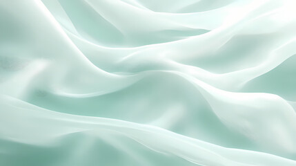 Obraz premium Softly rippling teal water surface with subtle abstract silken waves, gentle, cream, abstract. Silken. Illustration