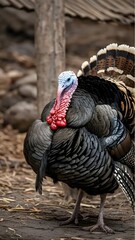 A Large-Bodied Turkey with Thick Feathers